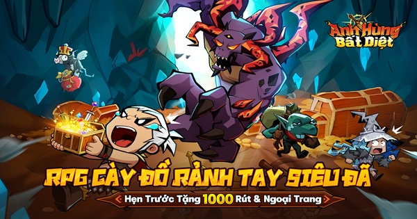 Hack Anh Hùng Bất Diệt Mod APK Mới Nhất Code Free Gems, Lực Chiến Vô Hạn